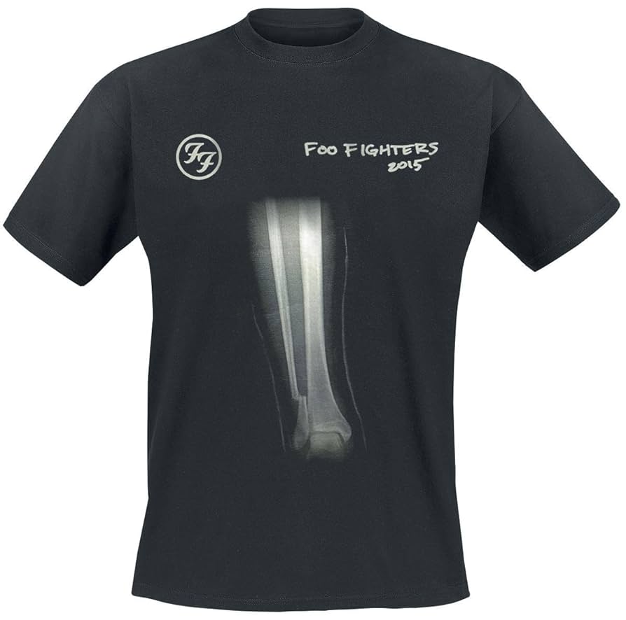 Amazon.co.jp: Foo Fighters T Shirt X Ray Broken Leg 2016